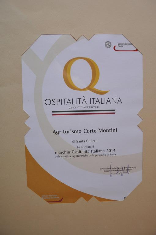 Willa Agriturismo Corte Montini Santa Giuletta Zewnętrze zdjęcie
